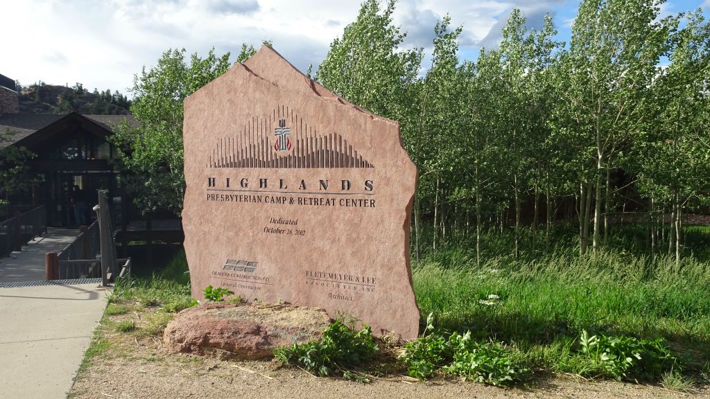 Highlands Retreat Center entrance